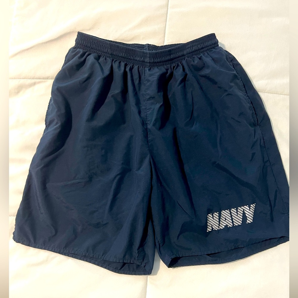 Navy shorts, size medium